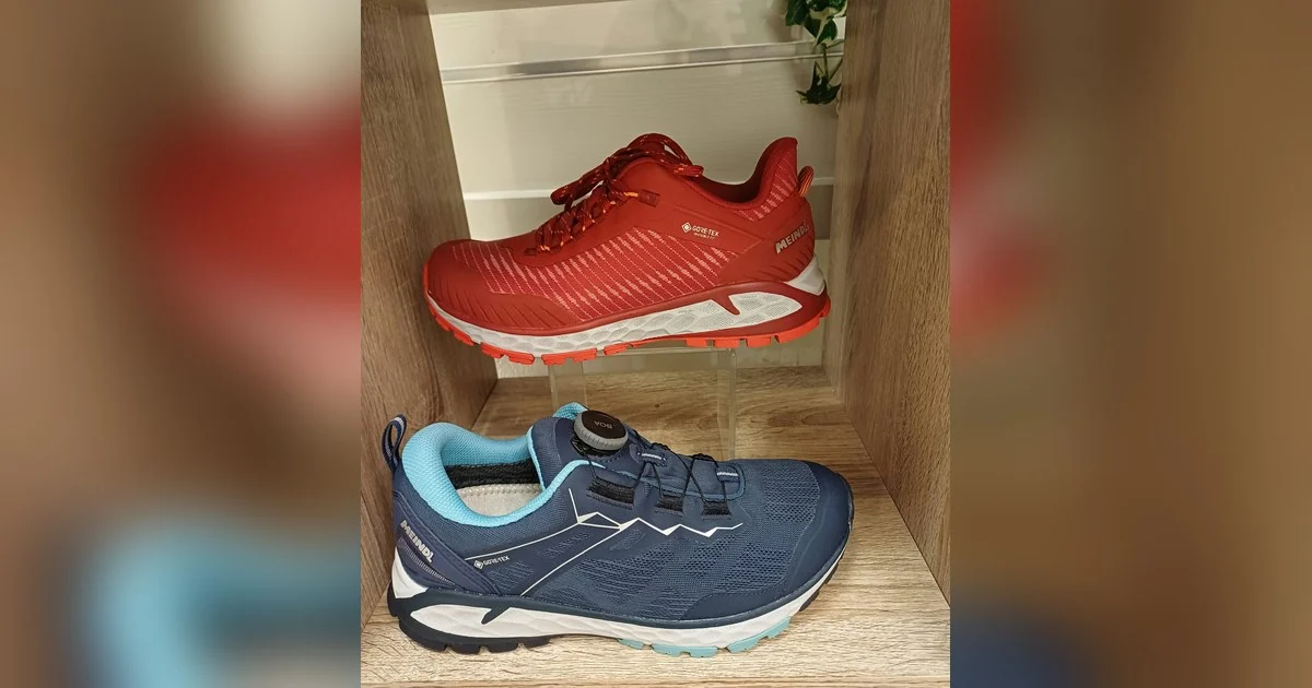 Chaussures de randonnée basses femme et homme Meindl chez Chaussures Lutz à Munster