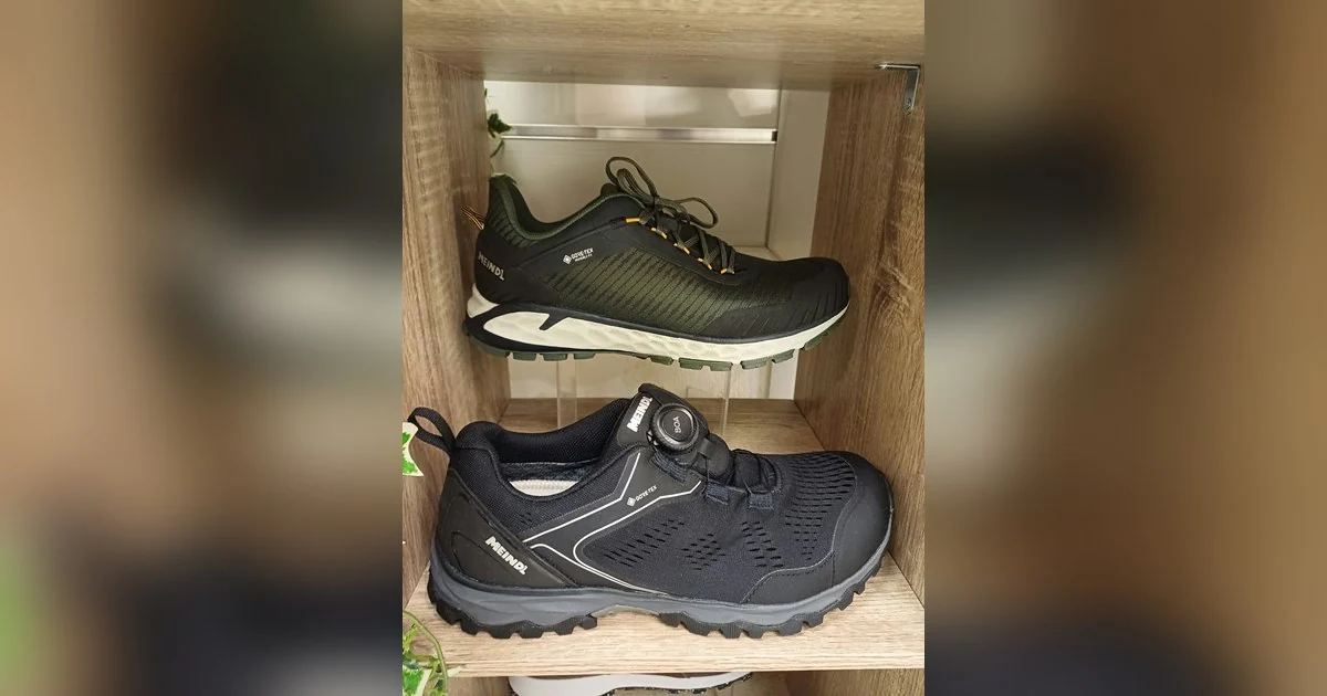 Chaussures de marche basses Meindl à membrane Gore-Tex vendues à Munster